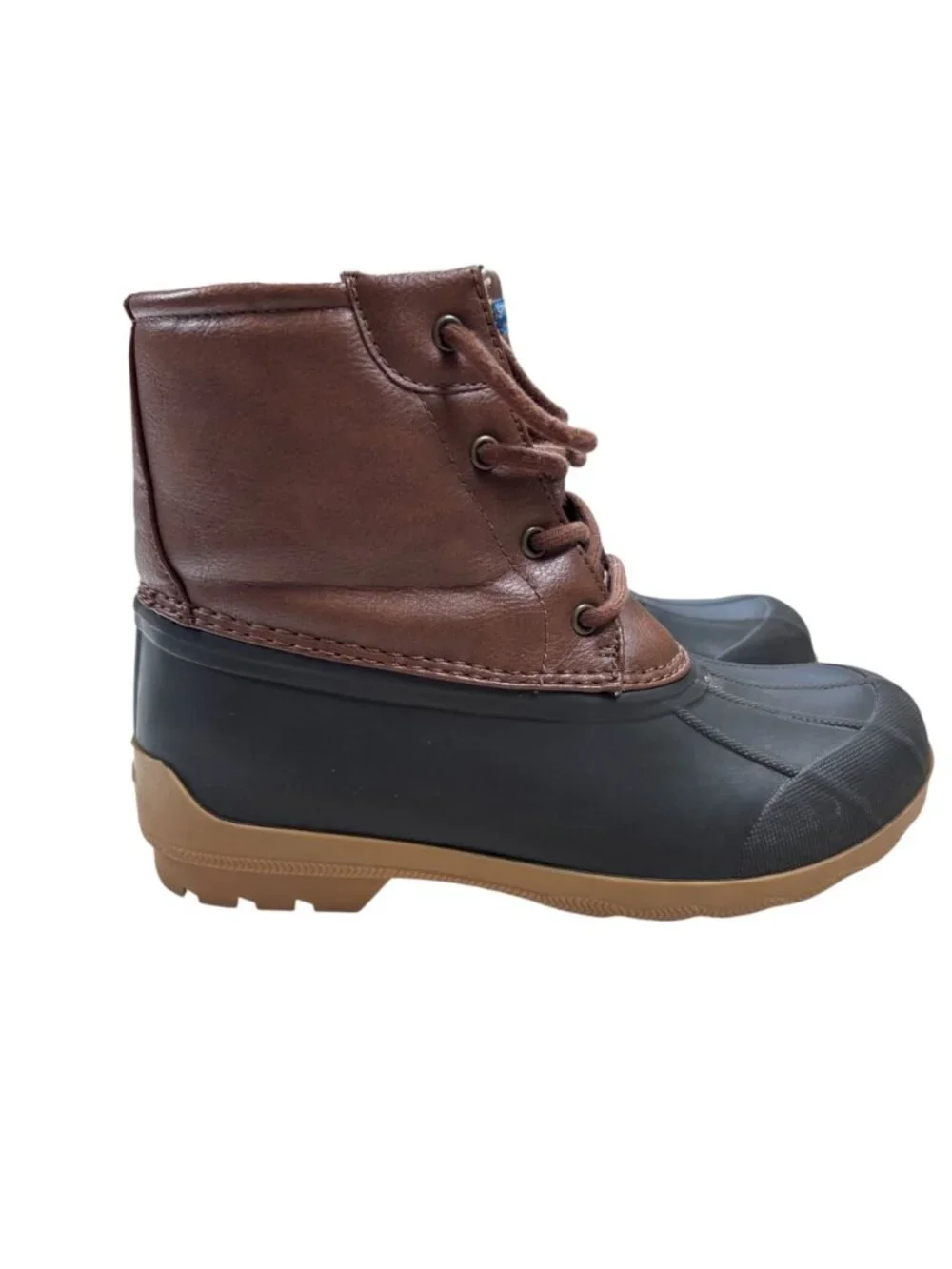 Sperry Port Boot 4M Youth Brown Duck Boot Outdoors Hiking